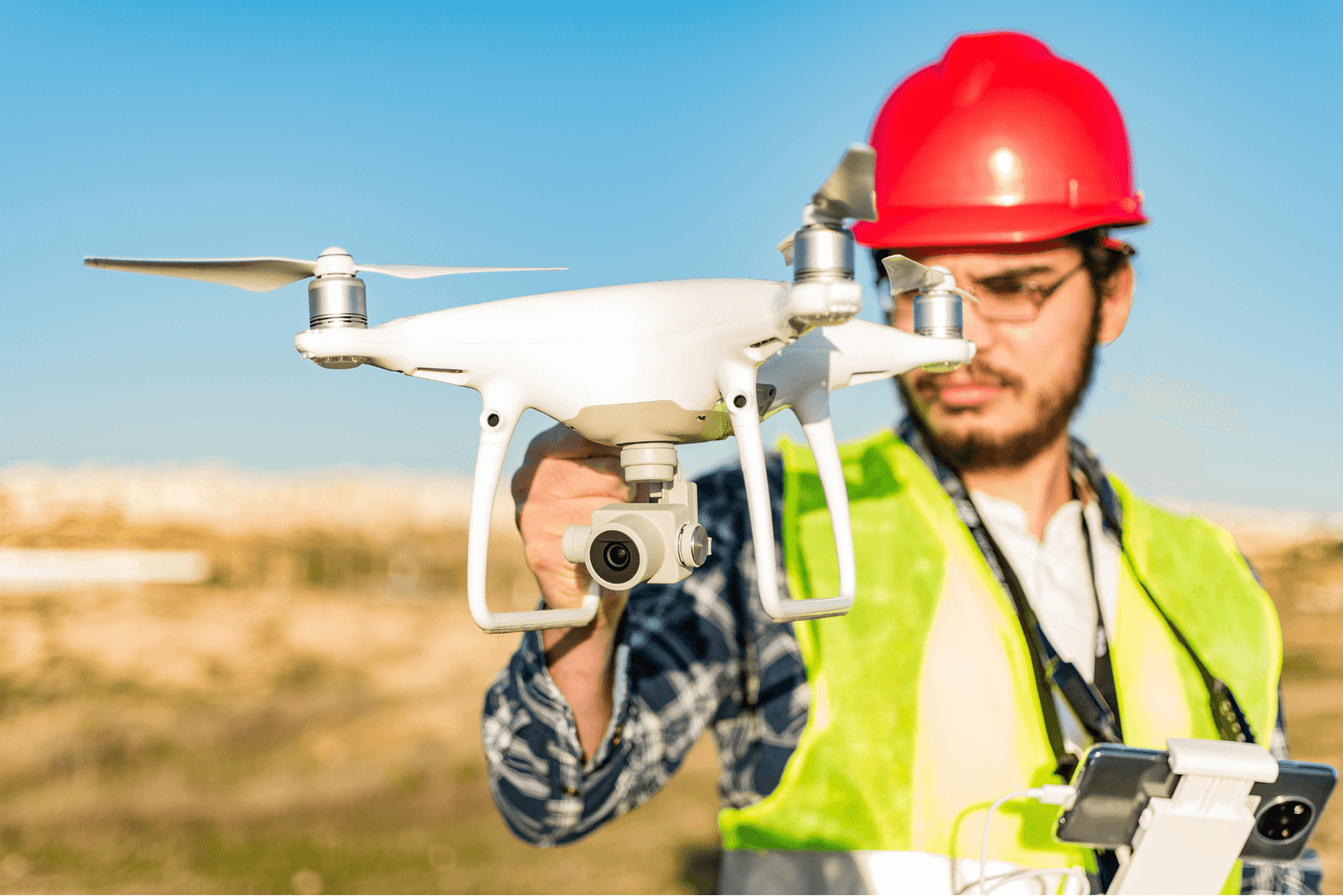Candidat à la formation drone spécialiste du télé pilotage dans les métiers de l'inspection